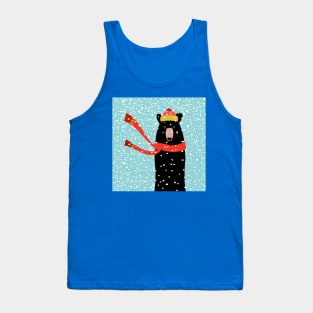 BLACK BEAR IN BLIZZARD Tank Top